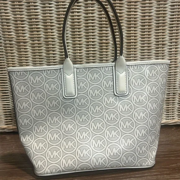 Michael Kors Gray Logo Tote - Picture 2 of 2